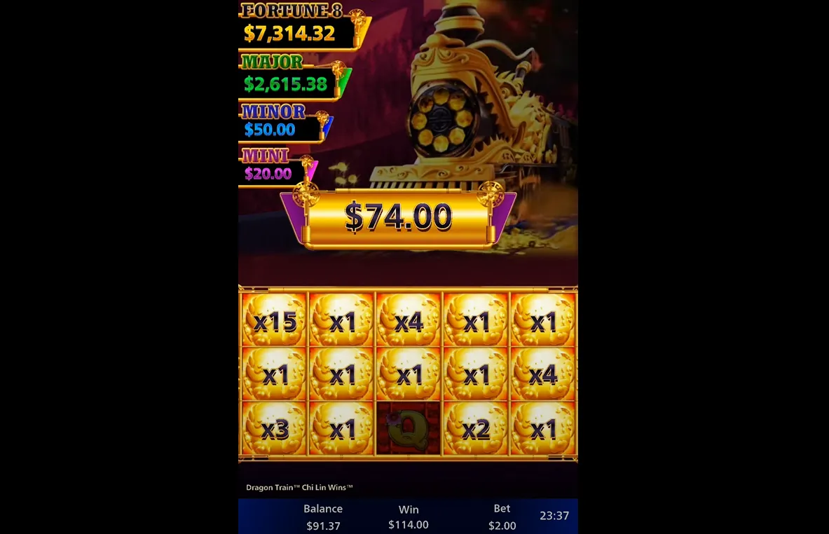 Dragon Train Chi Lin Wins Slot